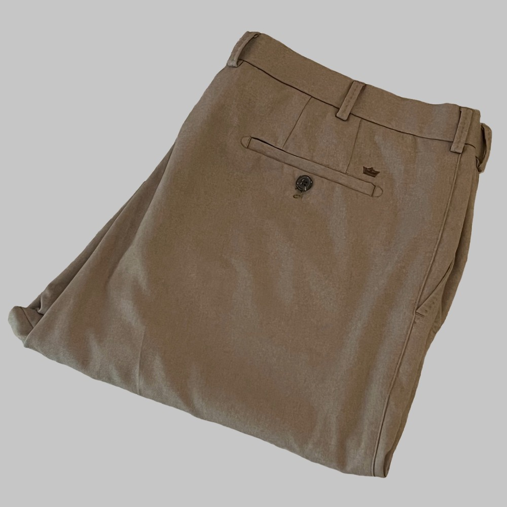 Peter Millar Pants Mens 42x32 (42x30) Brown Wicking E4 Dress Trousers
